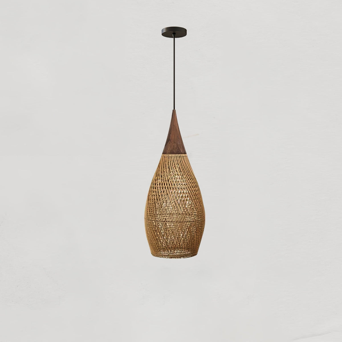 Evelyn Braided Rattan Livingroom Pendant Lamp - Neutralighting
