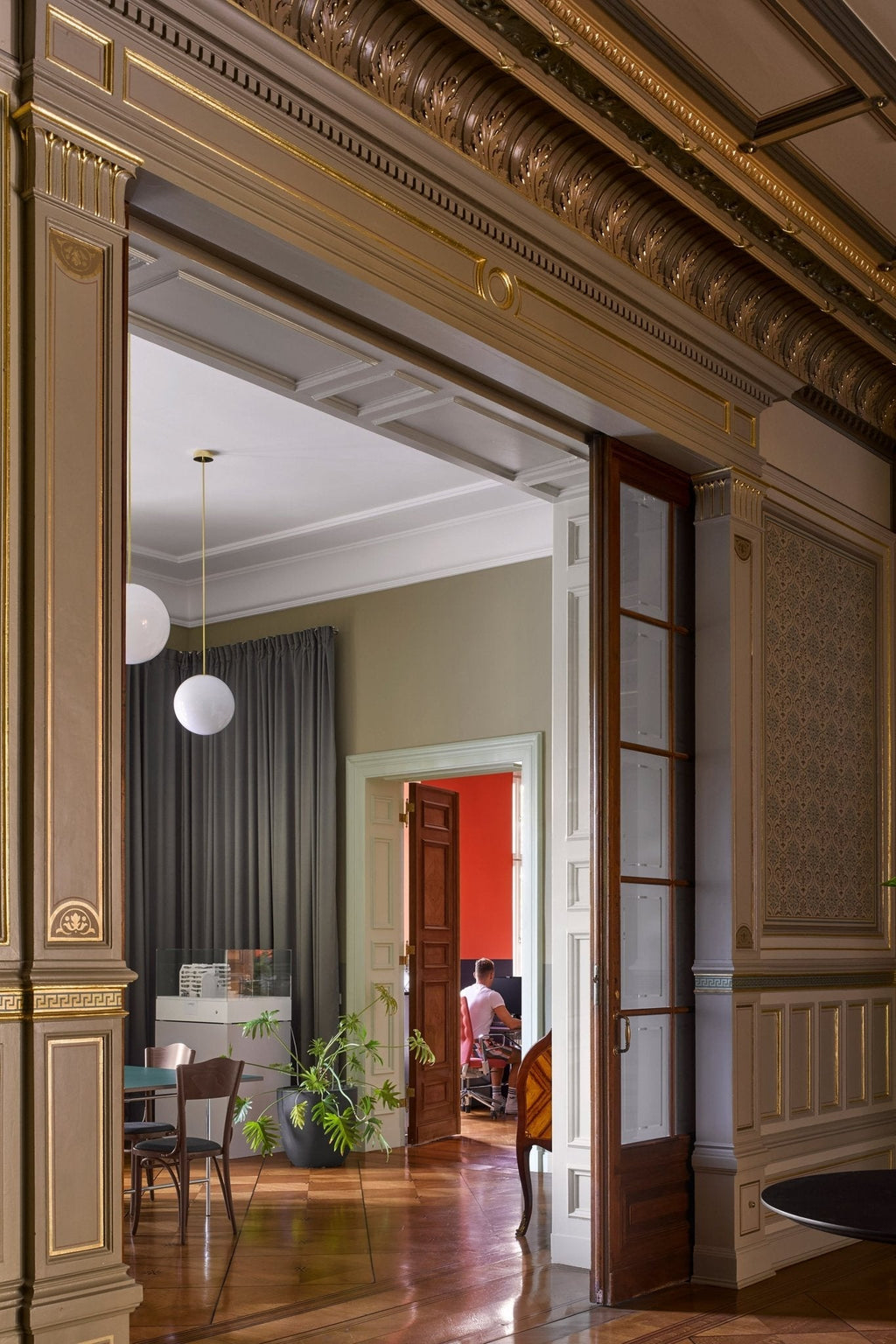 Architectural Collection Brass Ceiling Pendant Lamp