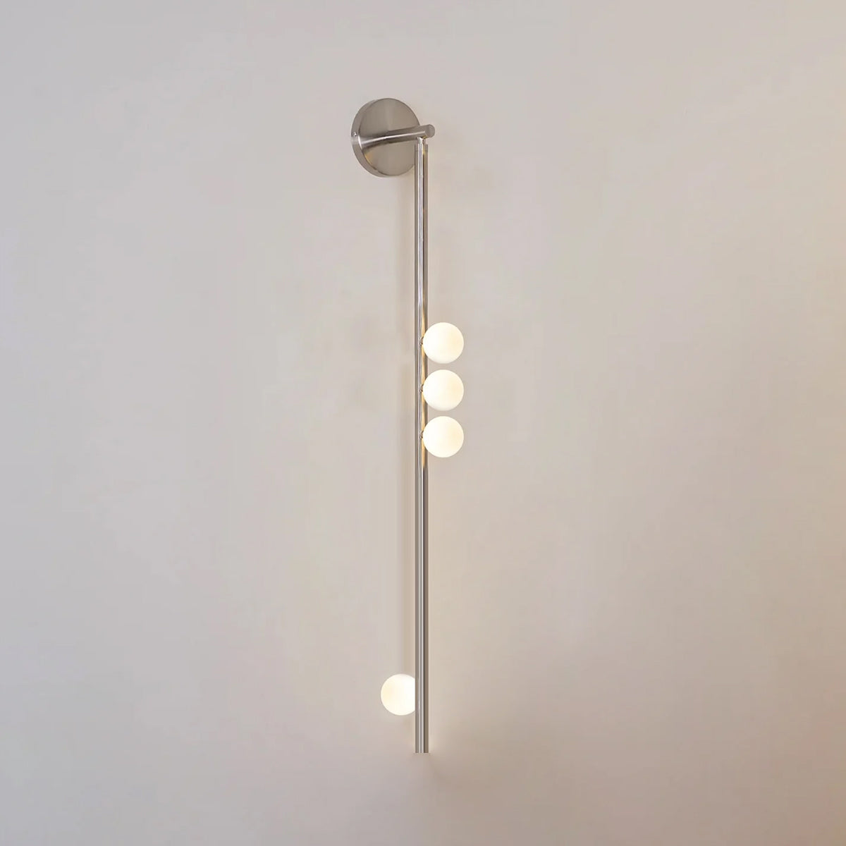 Brass Glass Tube Wall Lamp - Vakkerlight