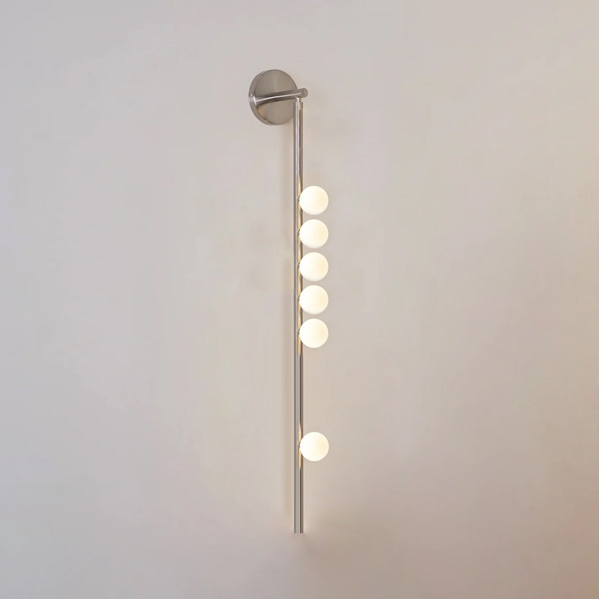 Brass Glass Tube Wall Lamp - Vakkerlight