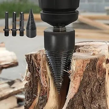 Set Bit Gerudi Kayu Api TimberSplit - Belah Kayu Dengan Mudah Menggunakan Gerudi Tanpa Wayar