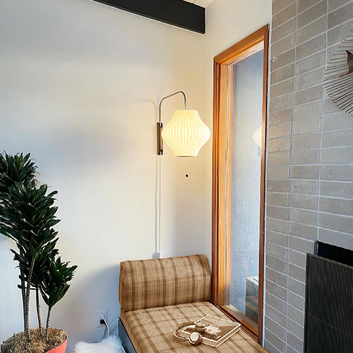 Bubblig sfärisk vägglampa