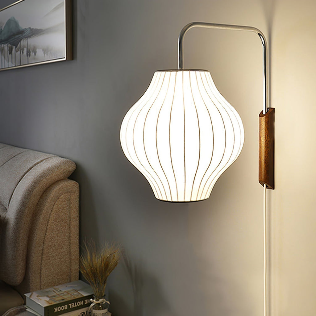 Bubblig sfärisk vägglampa