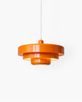 LumaCascade Stepped Pendant Light In Iron And Aluminum