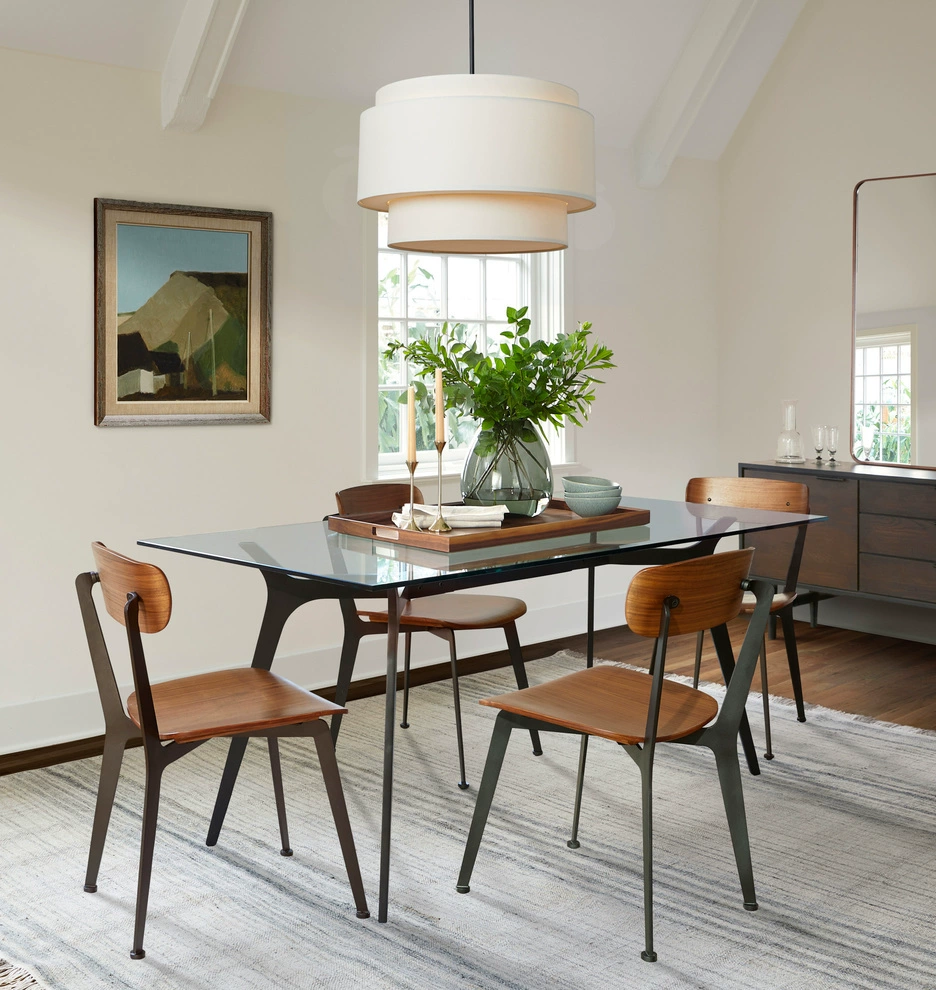 Aurelia len dob lámpaernyő bézs Bauhaus stílusban