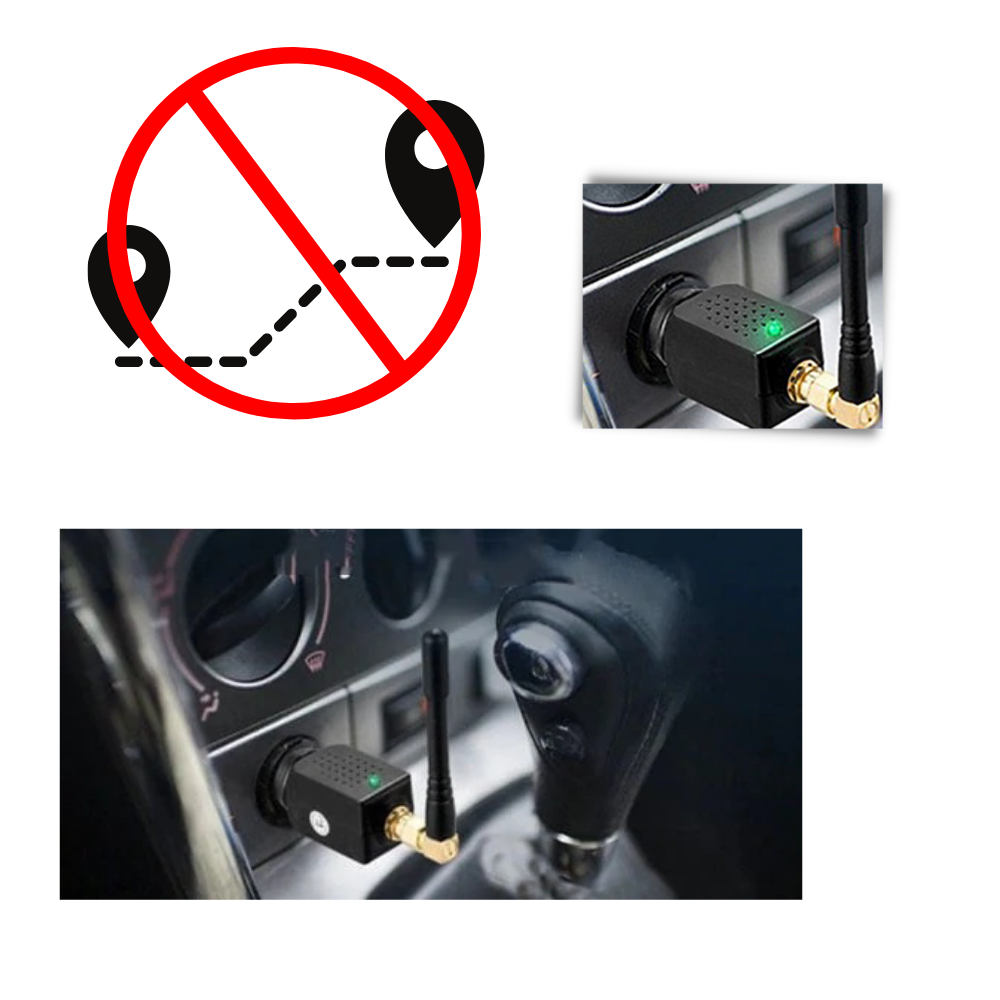 NovaGuard 便携式车辆用 GPS 信号屏蔽器 12V 点烟器供电隐私保护设备