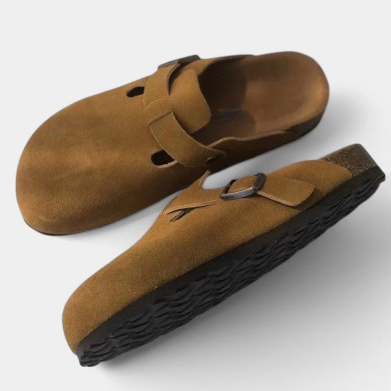 Unisex semišové dřeváky AeroFlex s pohodlným polstrováním