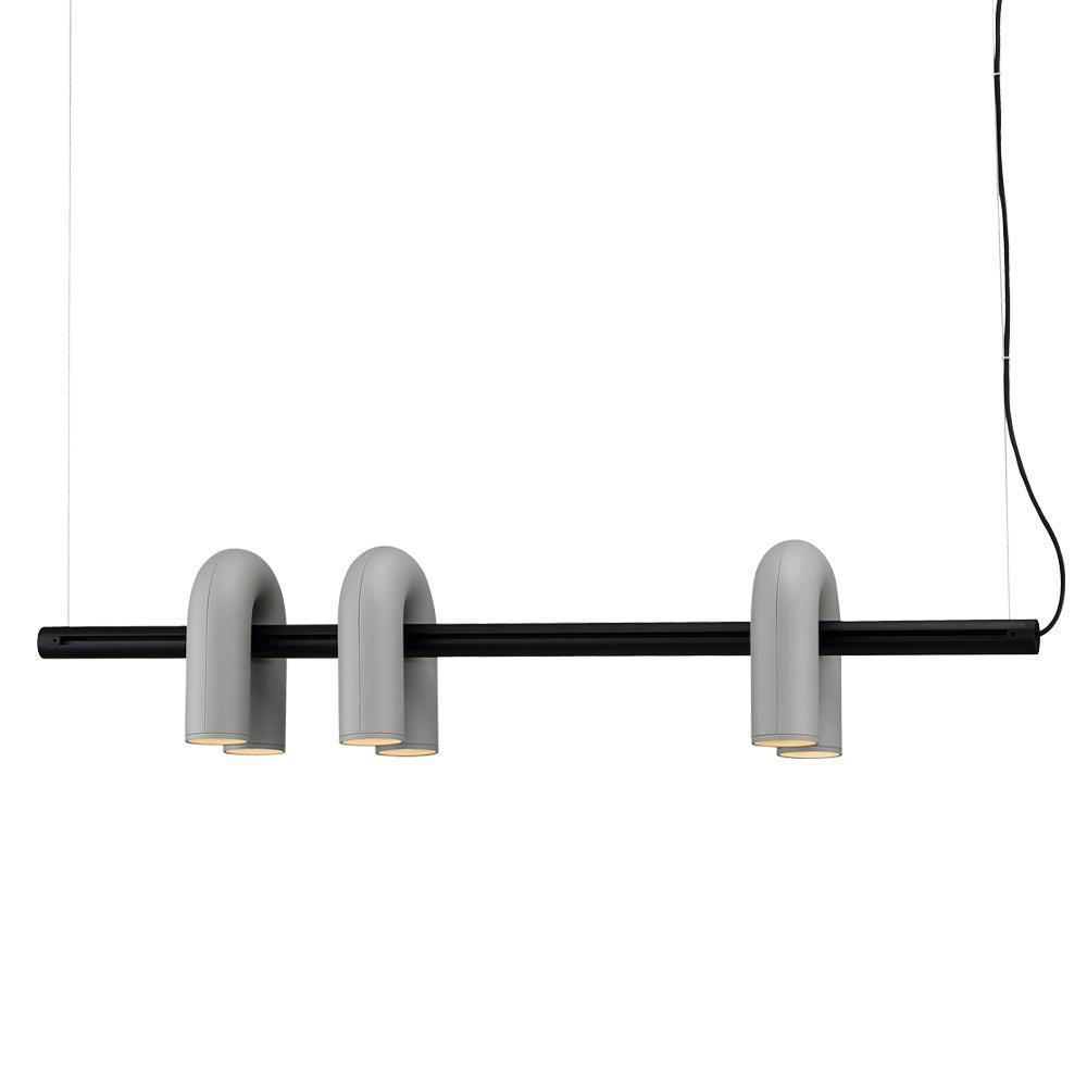 Lampadario Lustra Cirkus a forma di U — 4 luci, diam. 60 x H 37cm