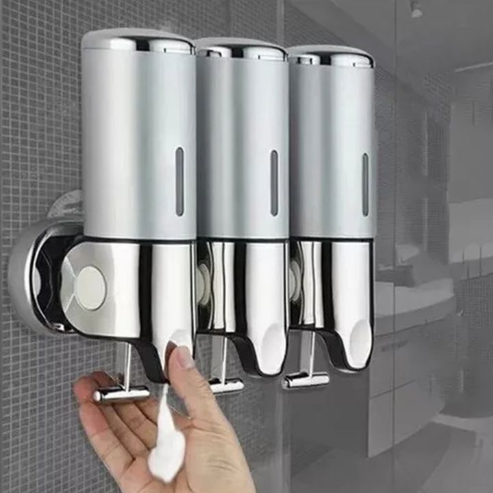 Nástěnný dávkovač mýdla s moderním designem z nerezové oceli