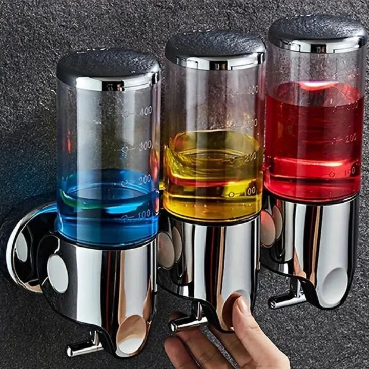 Nástěnný dávkovač mýdla s moderním designem z nerezové oceli