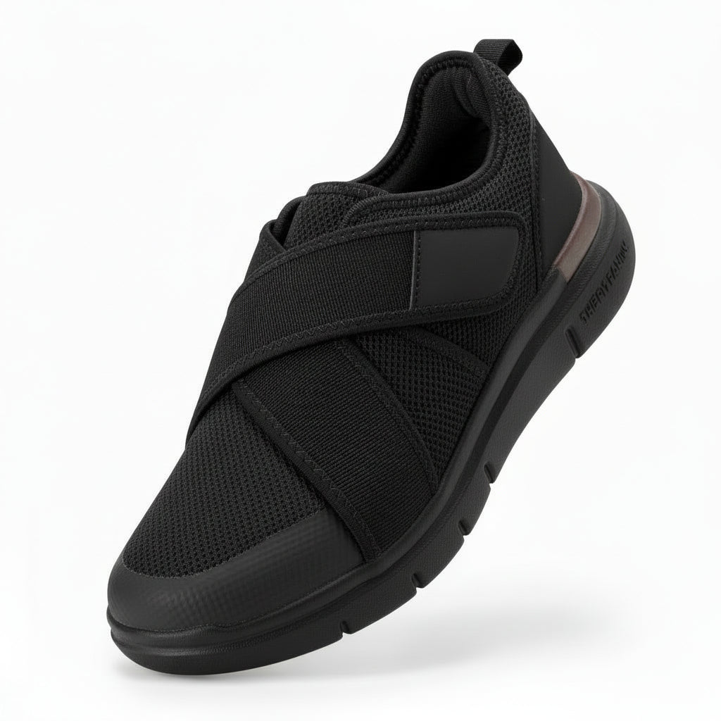 NovaStride Extra Wide Diabetic Slip On Shoes With Pressure Relieving Fit