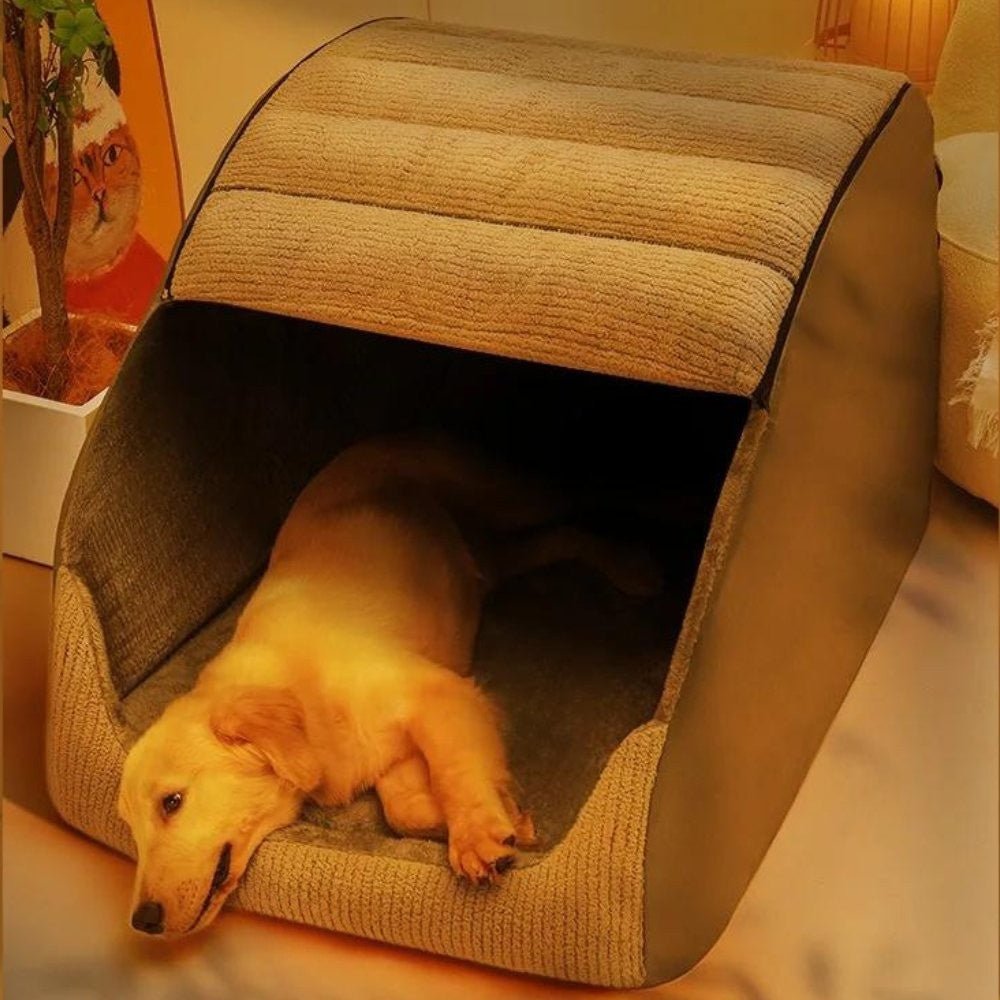 Uzavřený útulný pelíšek CozyNest pro kočky a malé psy