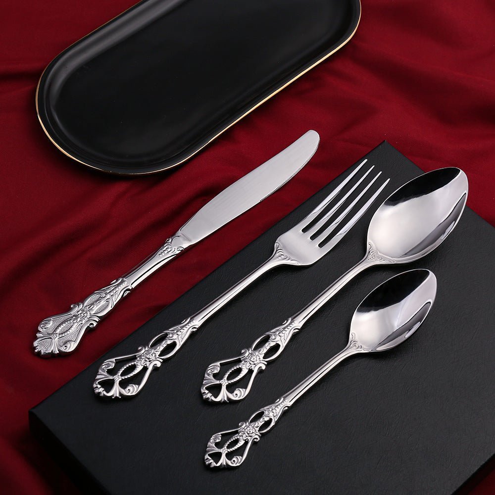 Sada příborů Aurelio z nerezové oceli pro každodenní stolování, odolná a elegantní