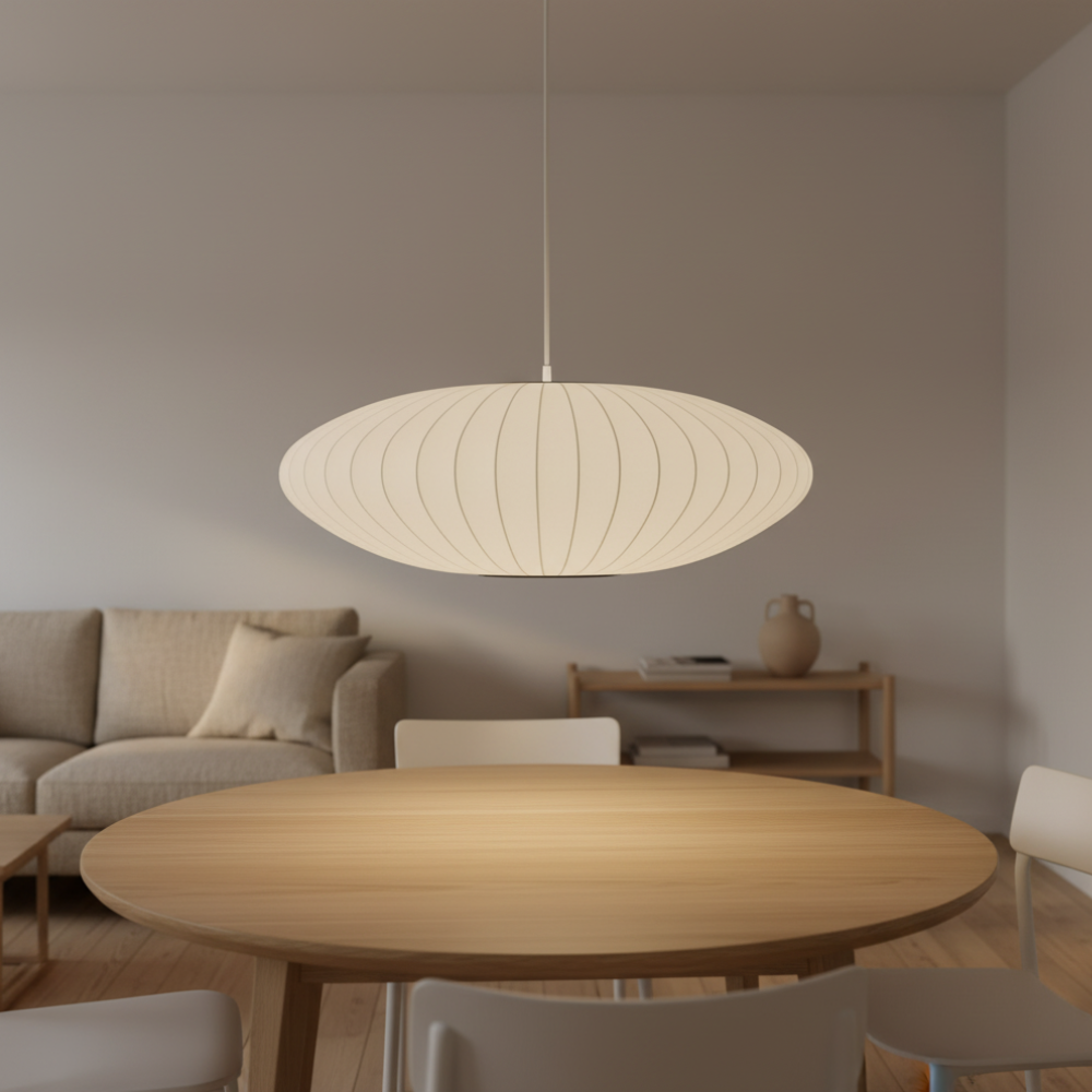 Lampada da soffitto elegante e moderna CacoonLight con diffusione morbida