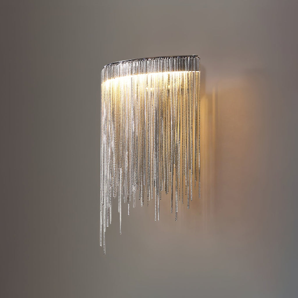Lampada da parete contemporanea Crystone — Elegante design in acciaio