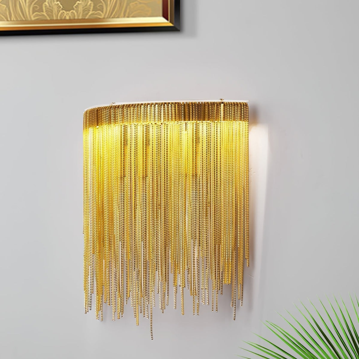 Lampada da parete contemporanea Crystone — Elegante design in acciaio