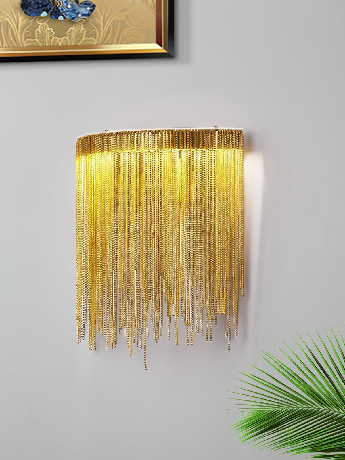 Lampada da parete contemporanea Crystone — Elegante design in acciaio
