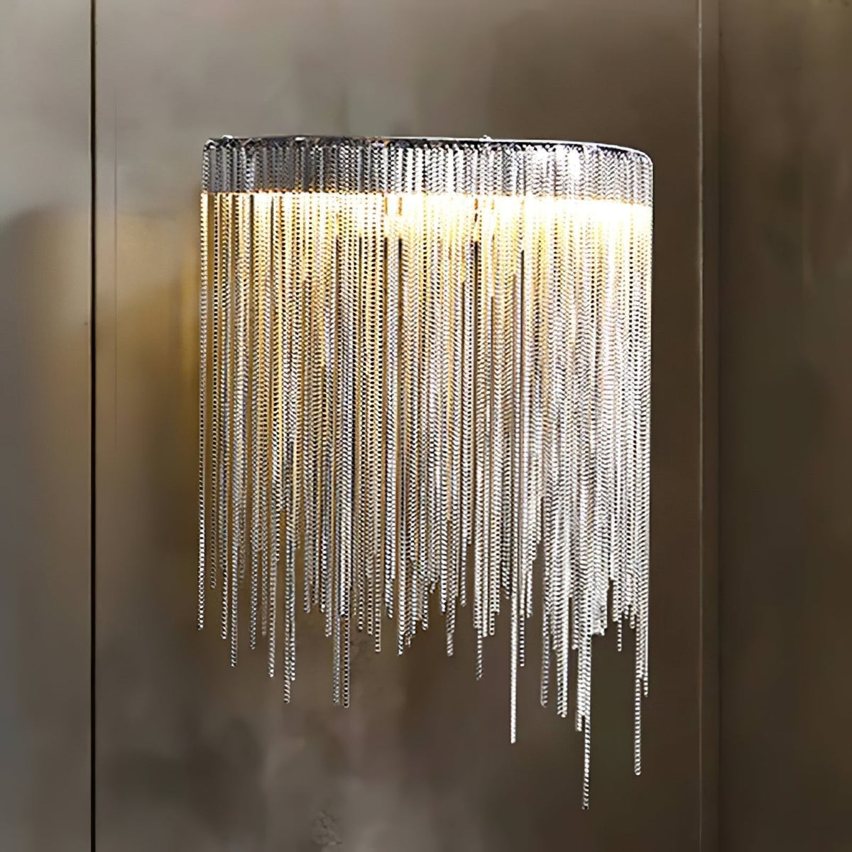 Lampada da parete contemporanea Crystone — Elegante design in acciaio