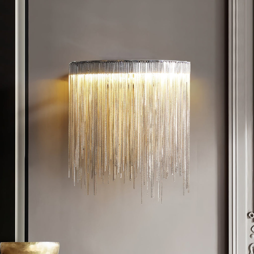 Lampada da parete contemporanea Crystone — Elegante design in acciaio