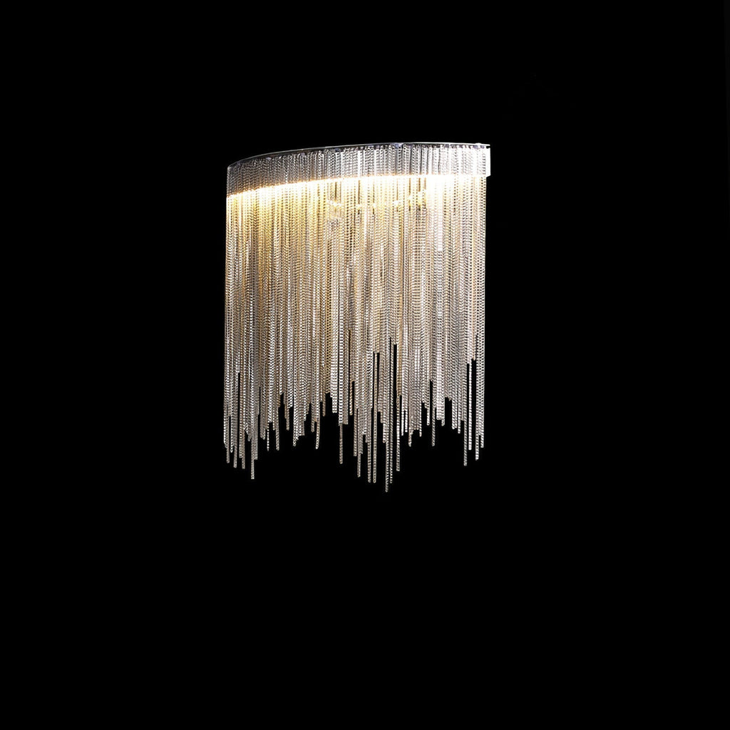 Lampada da parete contemporanea Crystone — Elegante design in acciaio