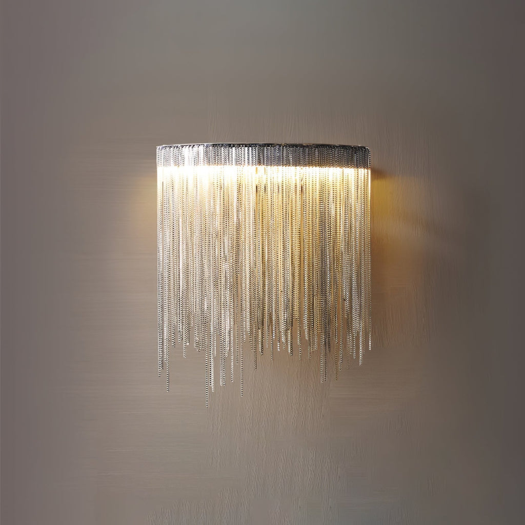 Lampada da parete contemporanea Crystone — Elegante design in acciaio