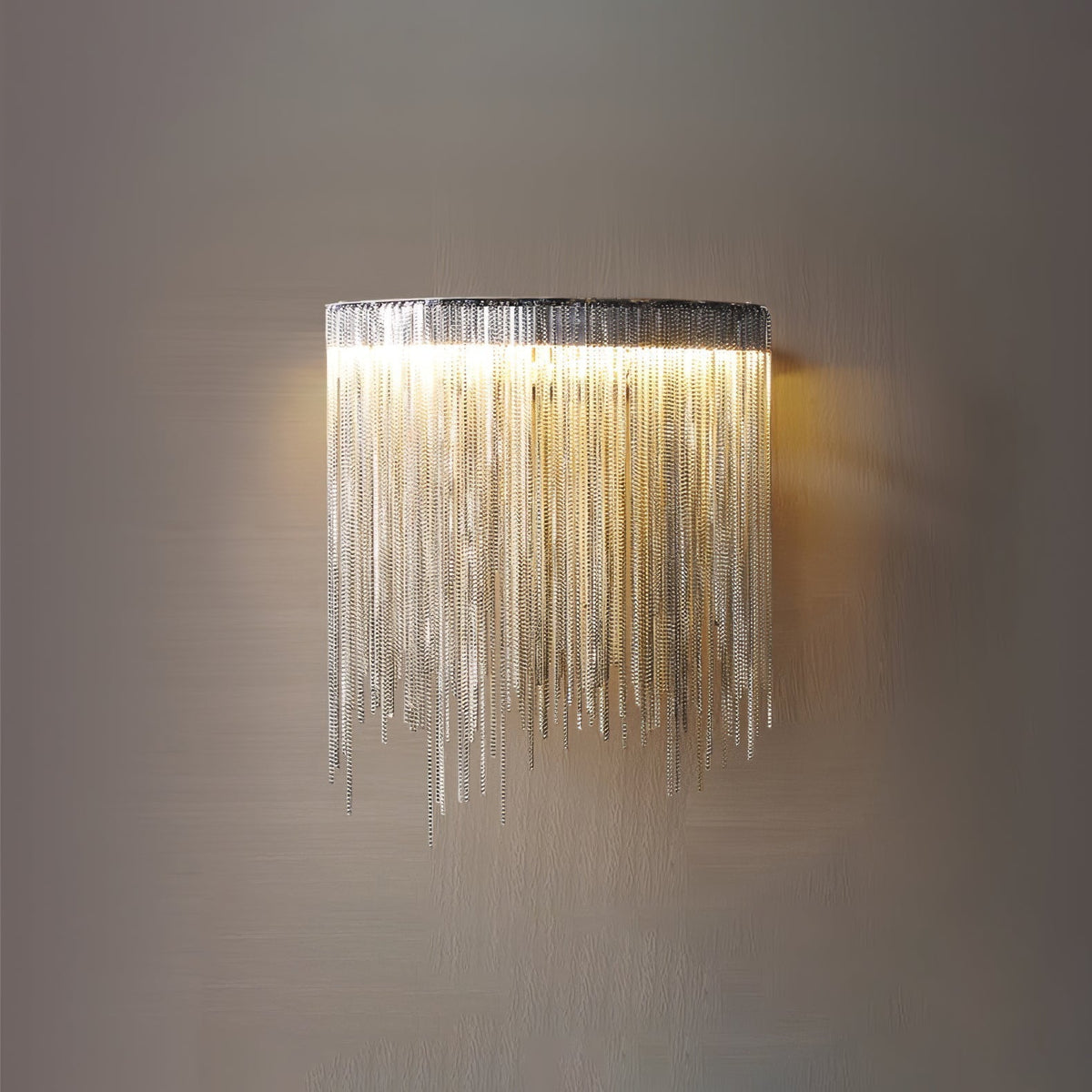 Lampada da parete contemporanea Crystone — Elegante design in acciaio