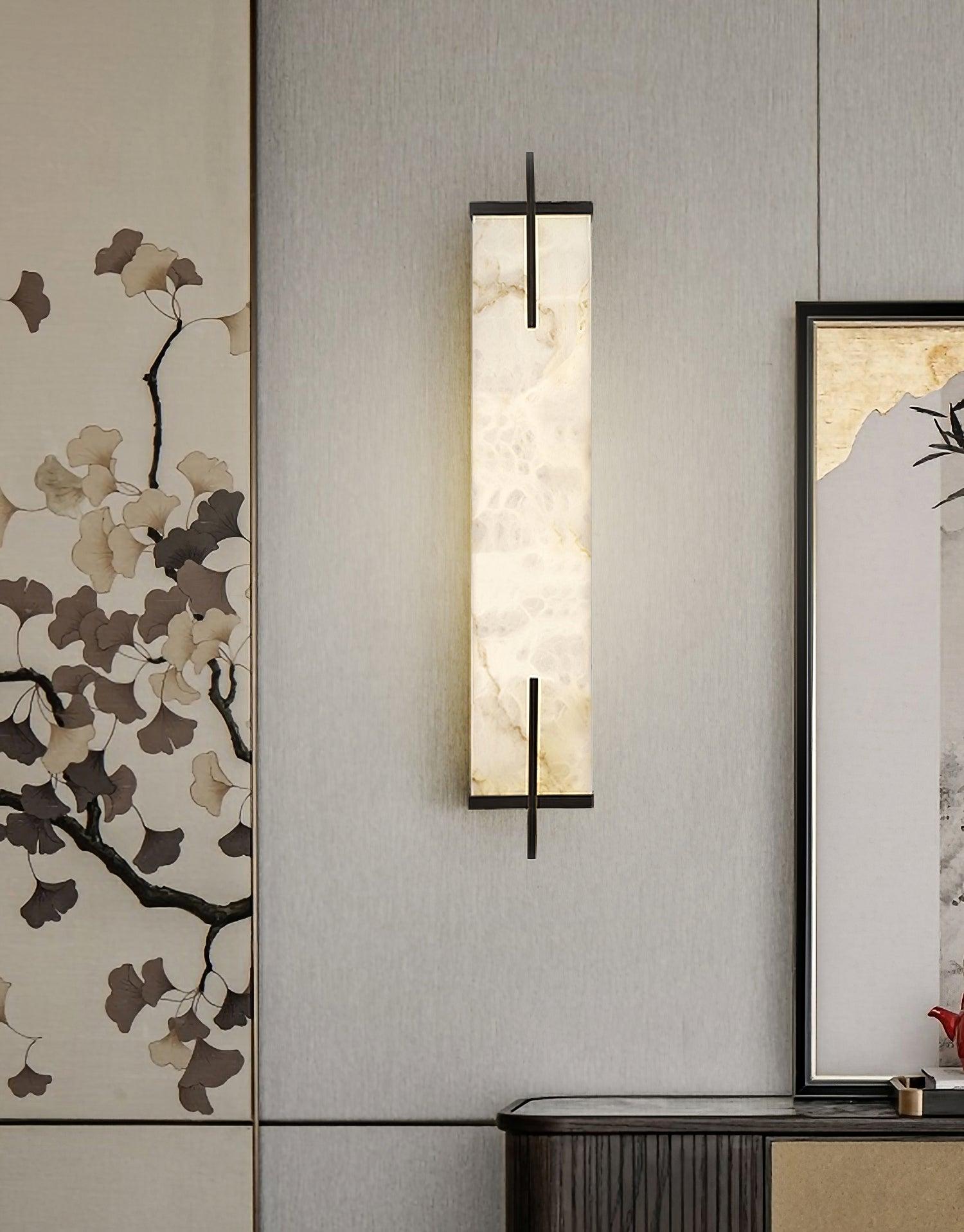 Calliope Natural Alabaster Wall Sconce
