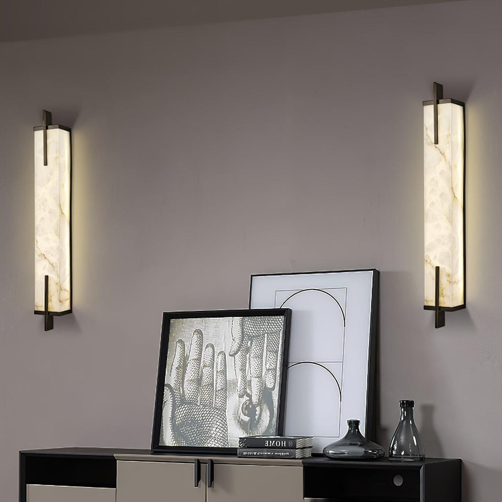 Calliope Natural Alabaster Wall Sconce