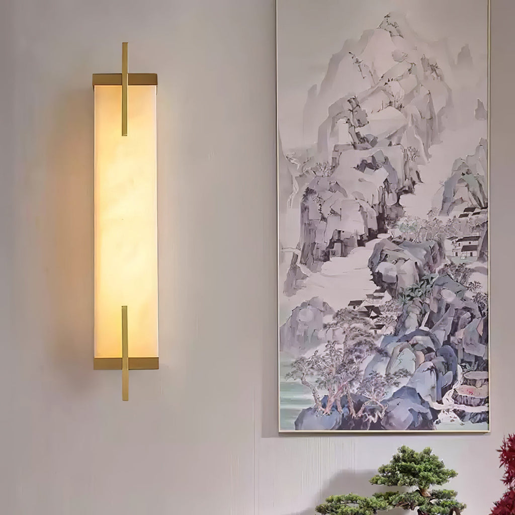 Calliope Natural Alabaster Wall Sconce