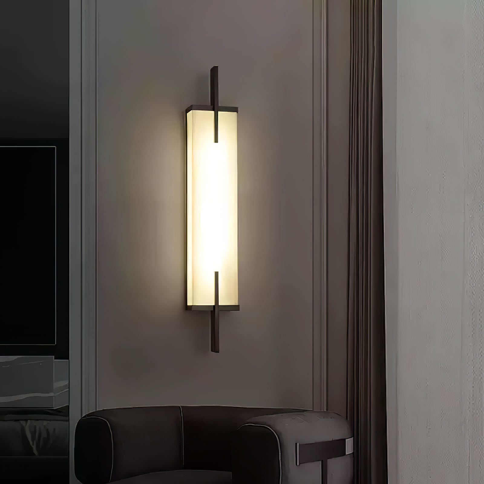 Calliope Natural Alabaster Wall Sconce
