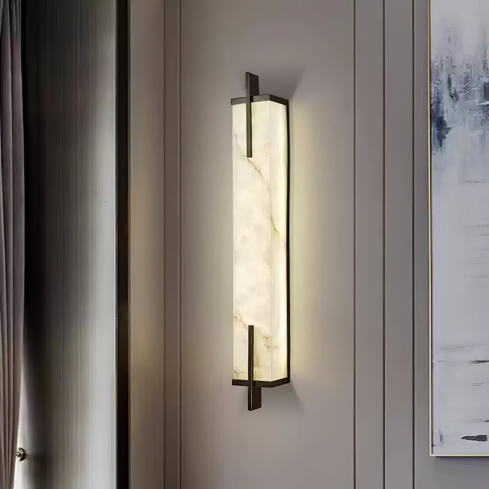 Calliope Natural Alabaster Wall Sconce