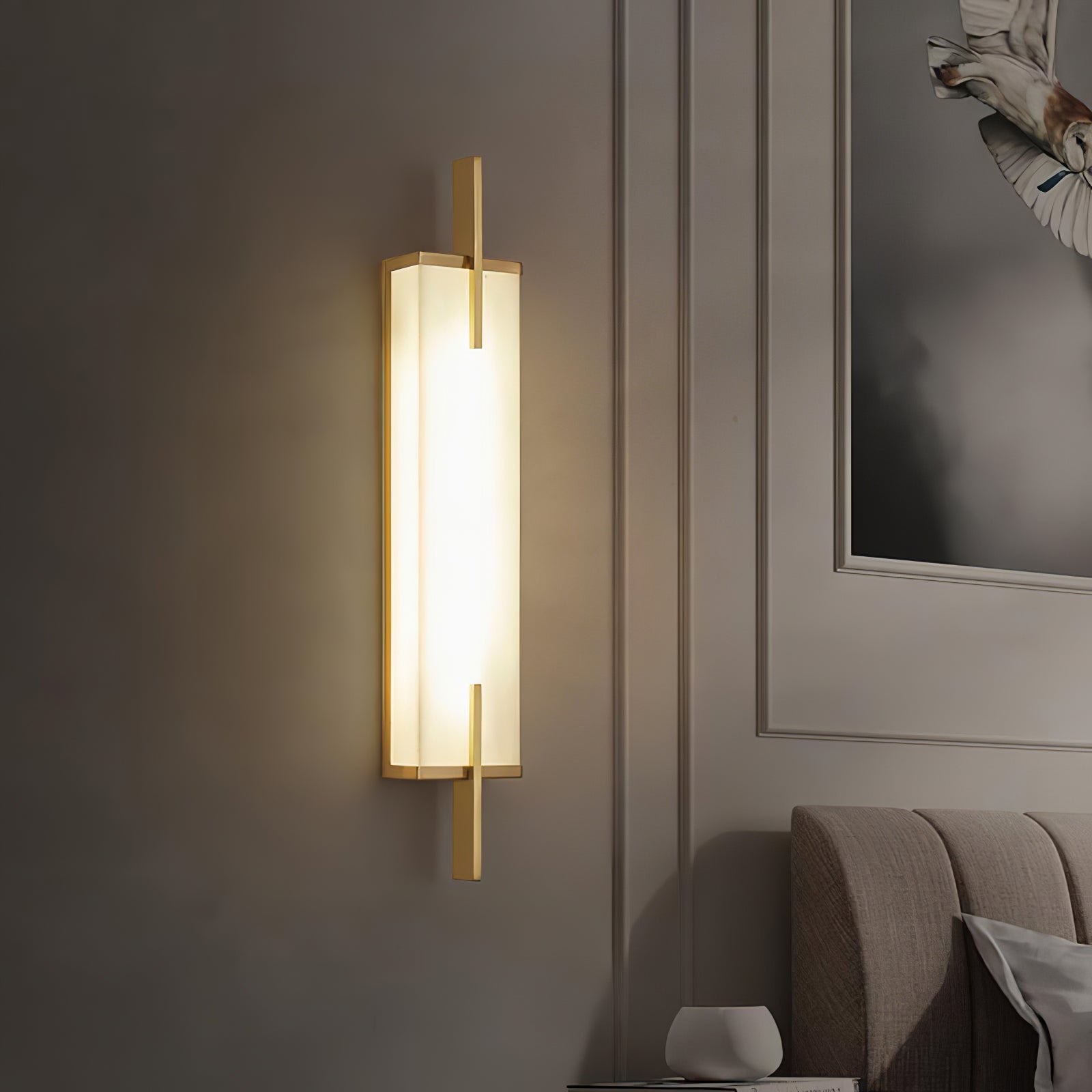 Calliope Natural Alabaster Wall Sconce
