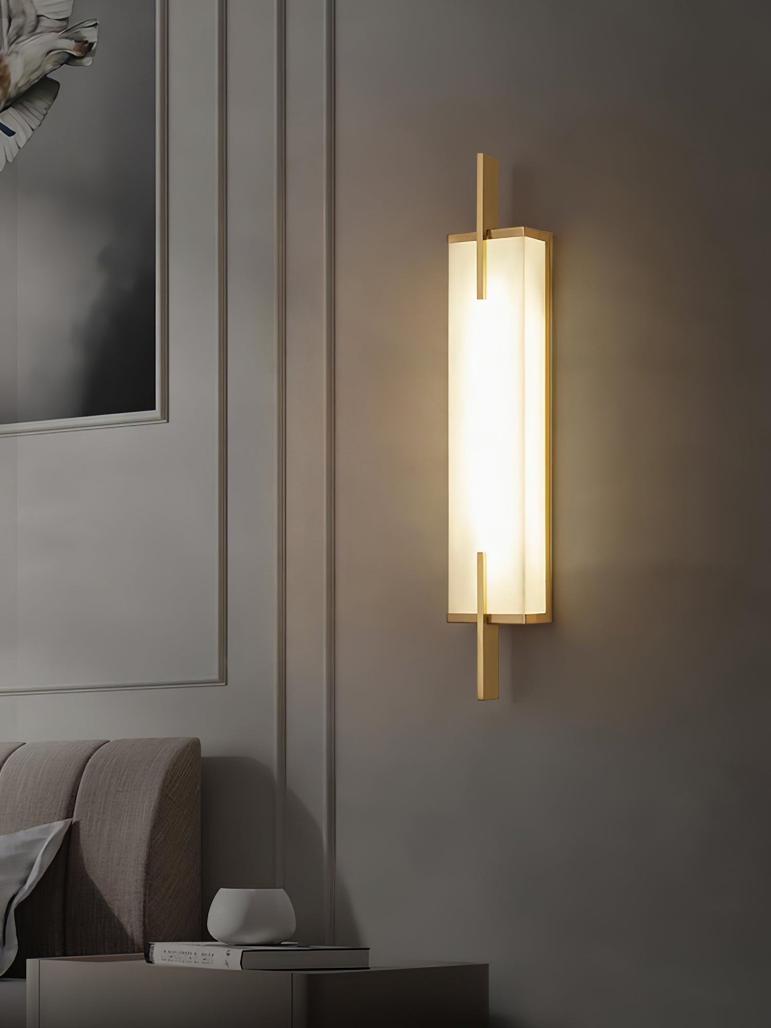 Calliope Natural Alabaster Wall Sconce
