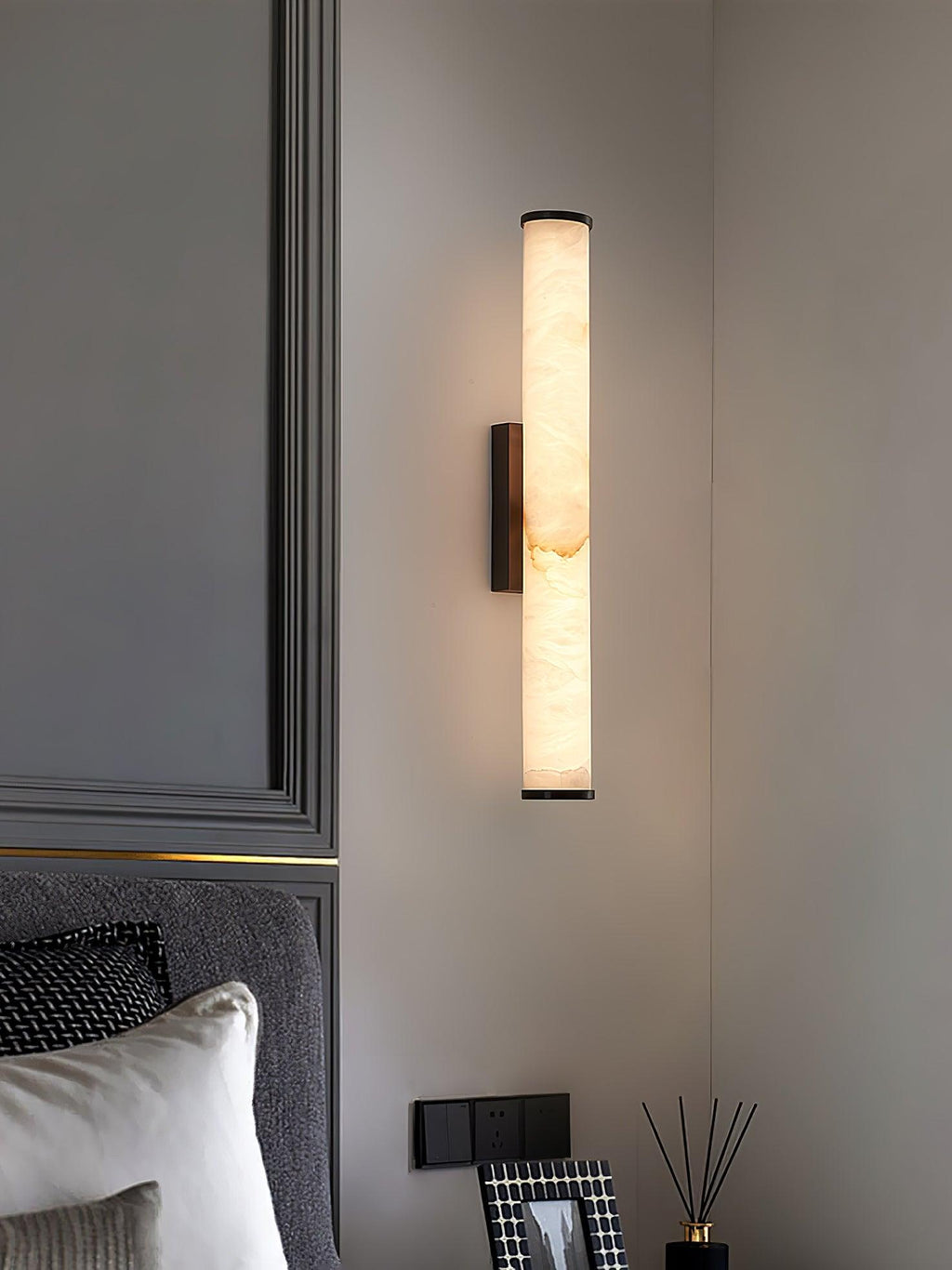 Callisto Handcrafted Alabaster Wall Lamp