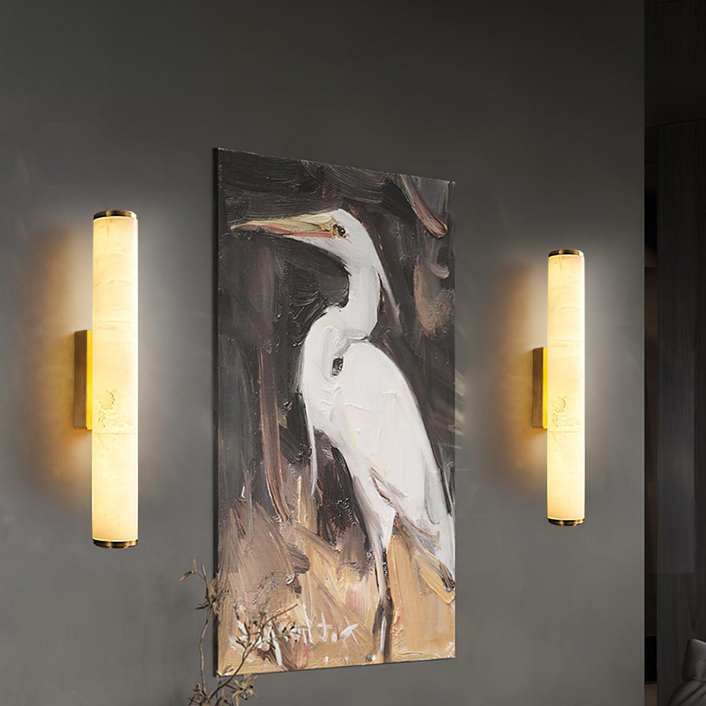 Callisto Handcrafted Alabaster Wall Lamp