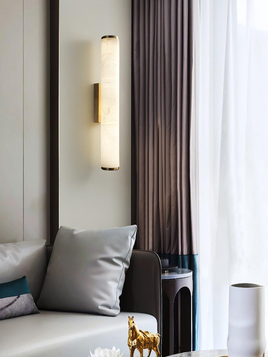 Callisto Handcrafted Alabaster Wall Lamp