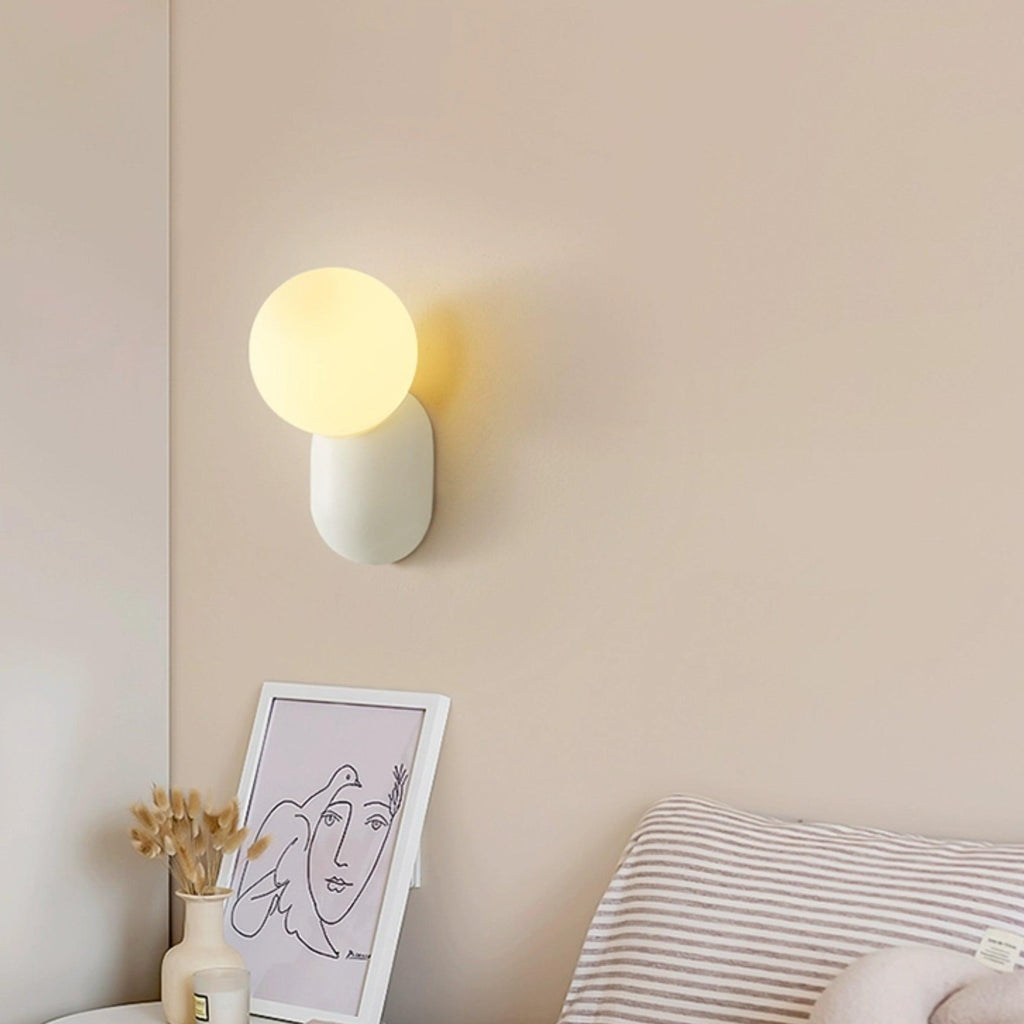 Applique murale globe Lunara — minimaliste, 8cm, G9