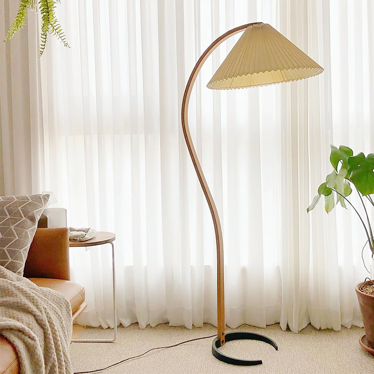 Caprani golvlampa i lantgårdsstil – 150 cm hög, kompatibel med E26/E27
