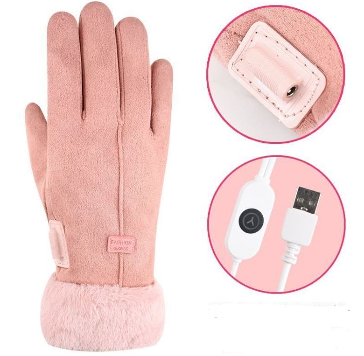 ArctiWarm Lämmitettävät Talvihanskat ThermoTouch Vesitiiviit Kosketusnäyttö 3 Lämmitystasoa