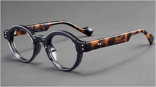 Montature per occhiali unisex Aeris, acetato d'ispirazione vintage, regolabili, certificati CE