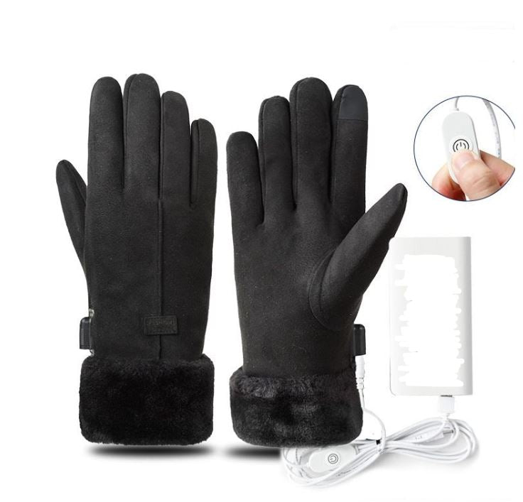ArctiWarm Lämmitettävät Talvihanskat ThermoTouch Vesitiiviit Kosketusnäyttö 3 Lämmitystasoa