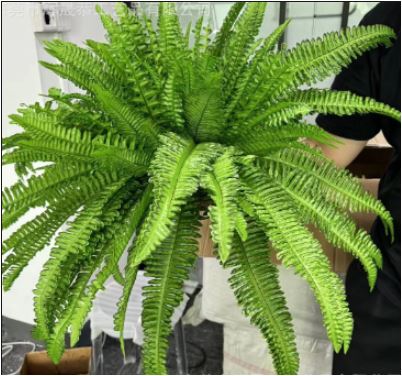 Verdant Nest odporny na promieniowanie UV realistyczny sztuczny paproć bostońska