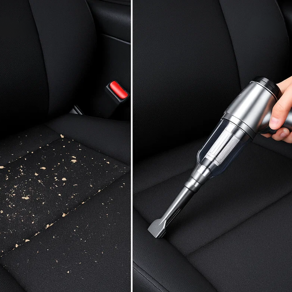 Compact maar krachtig autostofzuiger voor snelle reiniging