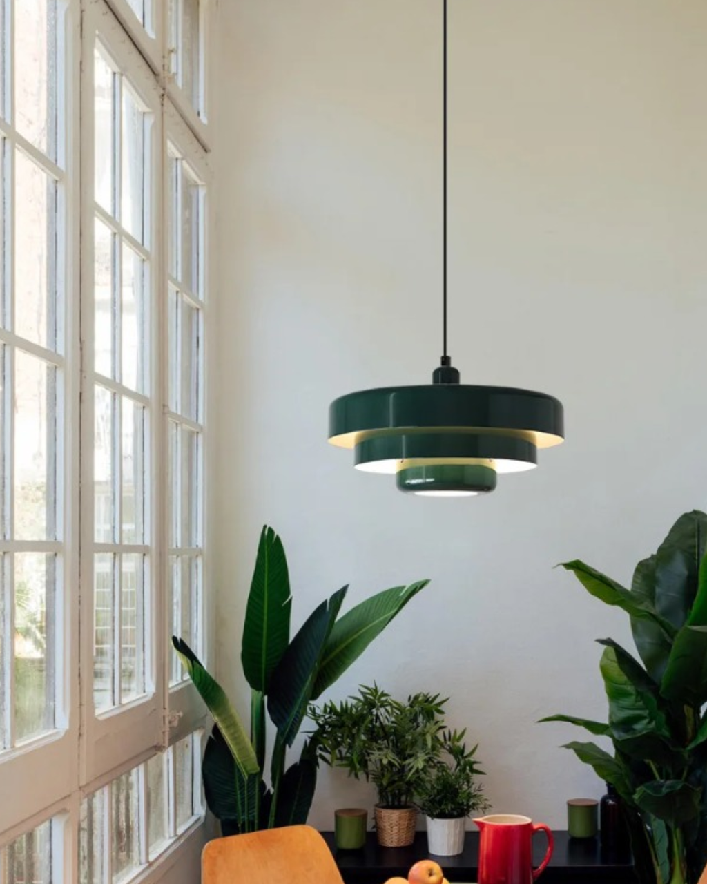 Marinelle | Retro-Style Orange Pendant Light With a Bold Modern Twist | Orntli