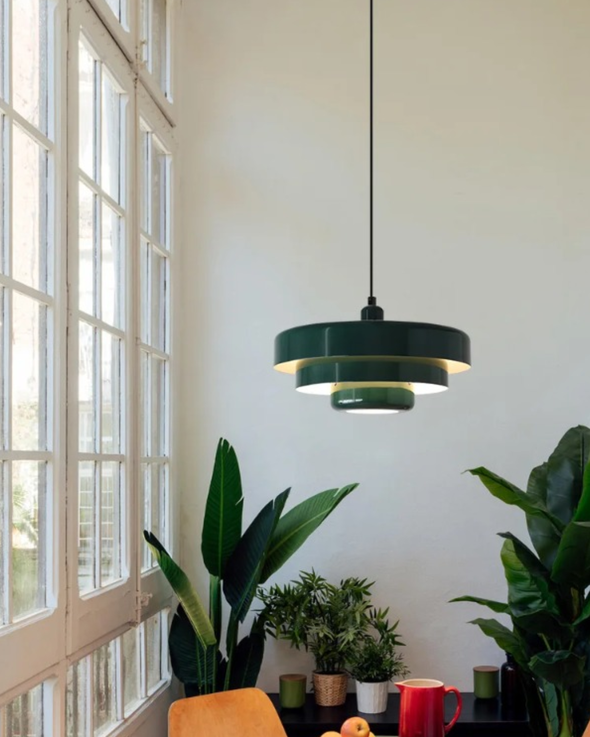 Marinelle | Retro-Style Orange Pendant Light With a Bold Modern Twist | Orntli