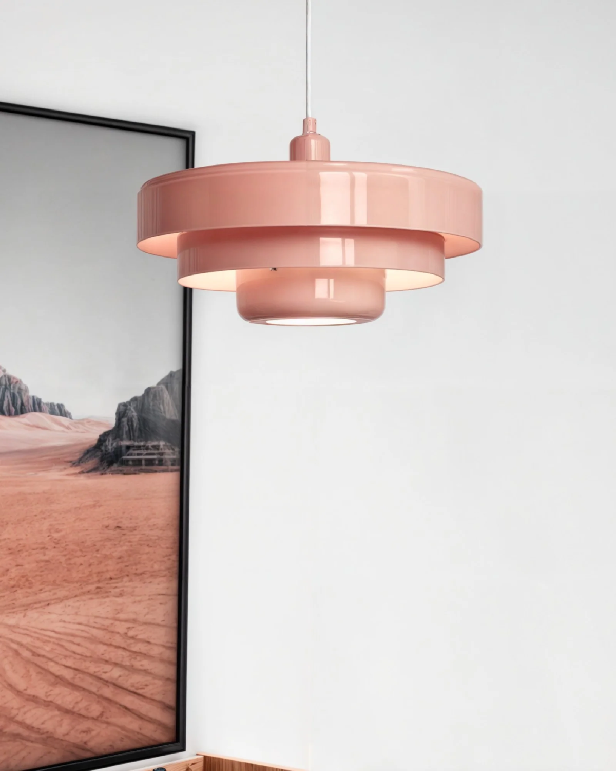 Marinelle | Retro-Style Orange Pendant Light With a Bold Modern Twist | Orntli