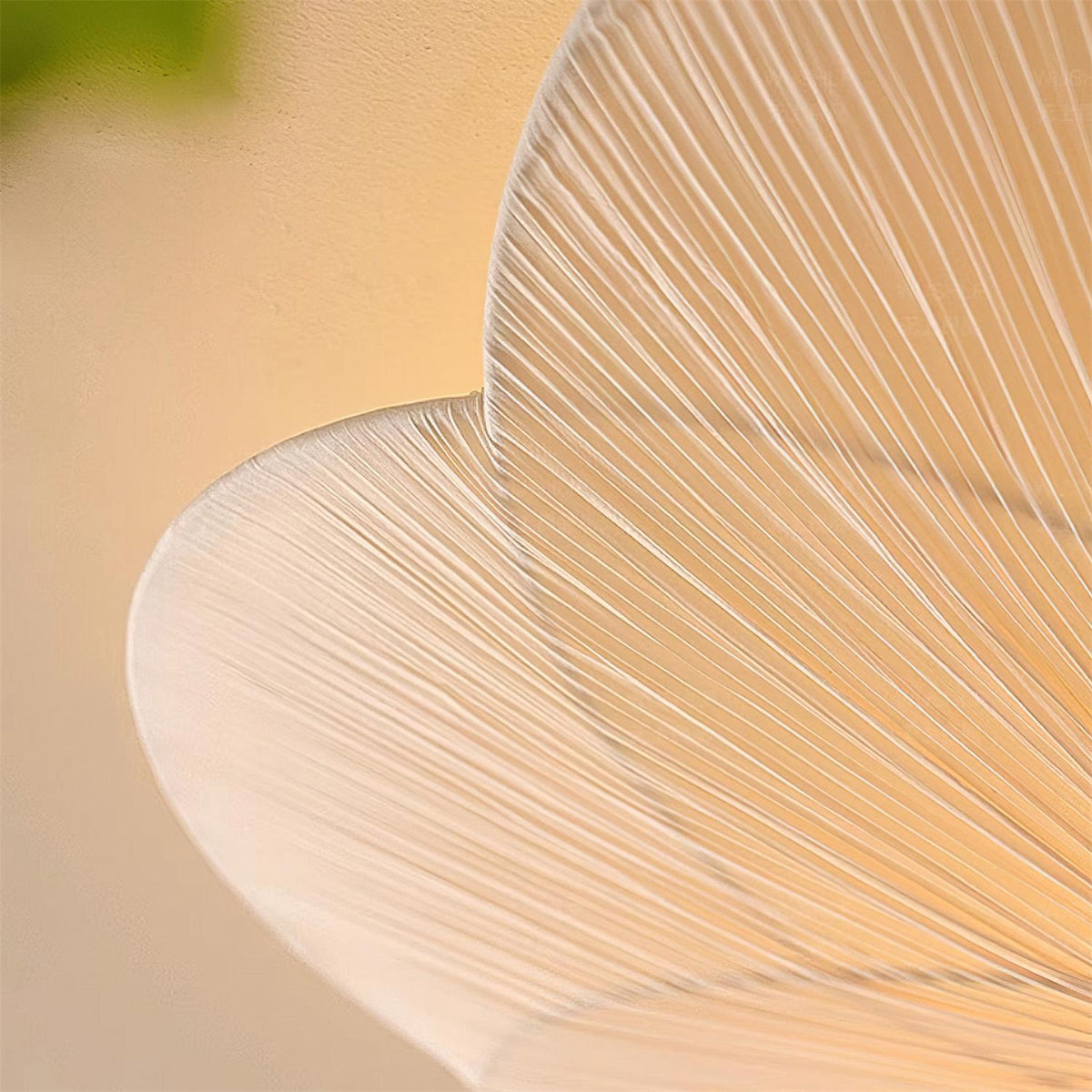 Plafonnier semi-encastré Evola à 3 lumières, en forme de pétales — doré, beige et noyer, diamètres de 50cm et 65cm