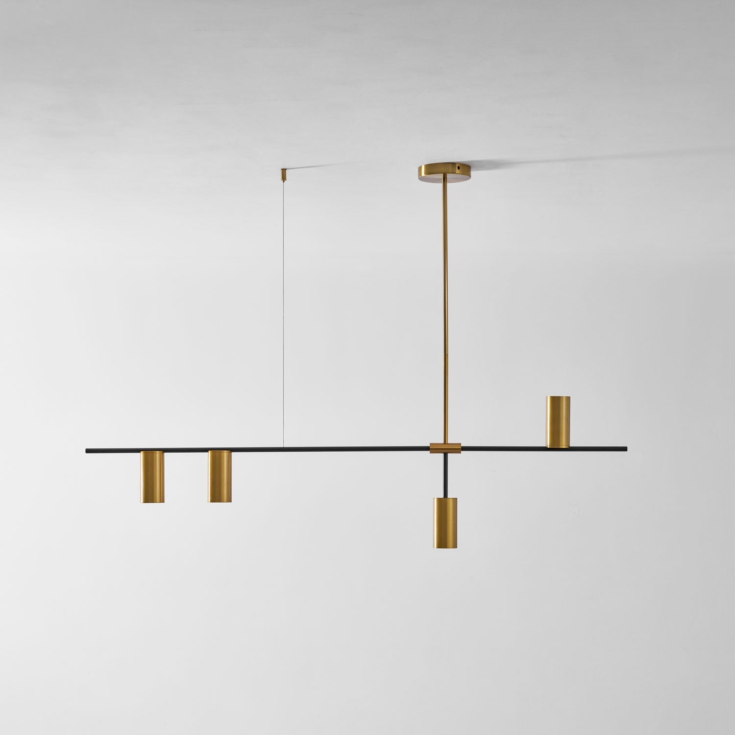 Liniowy żyrandol Cassandra — wisząca lampa sufitowa