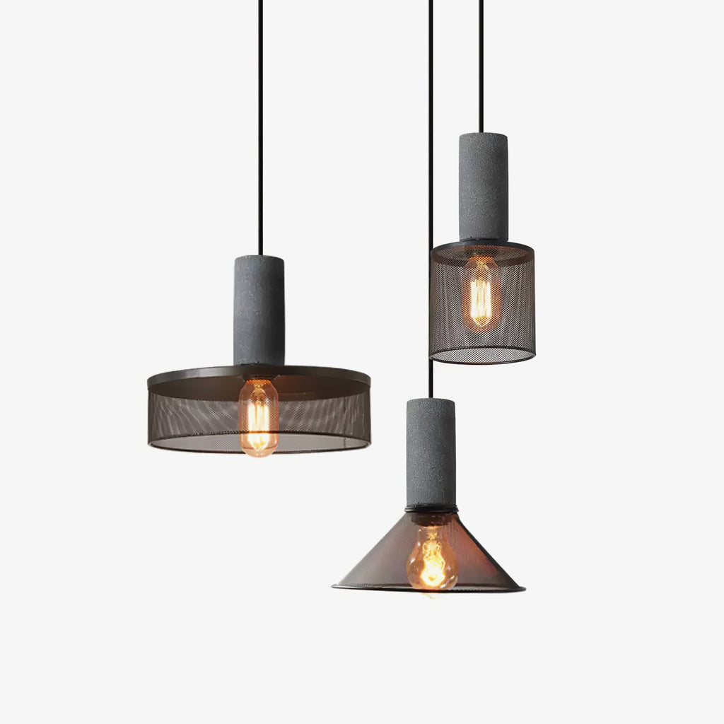 Cement Mesh Pendant Light - Vakkerlight