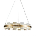 Alabaster Halo Chandelier - Vakkerlight